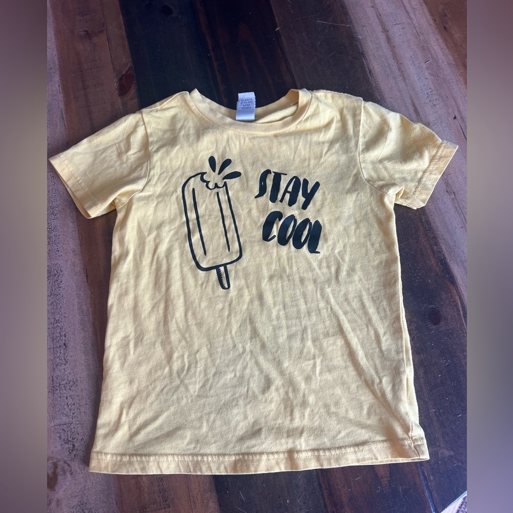 5T Yellow Stay Cool Short Sleeve T-shirt